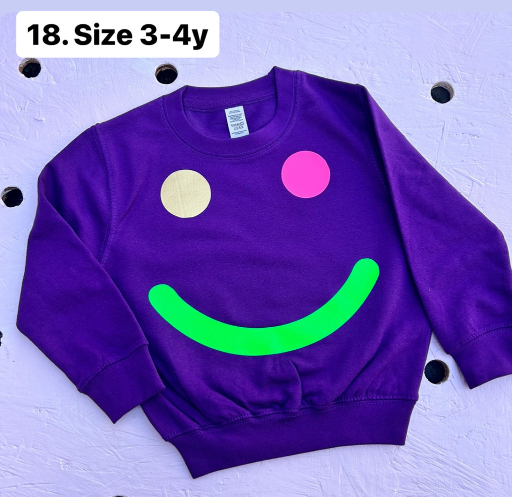 Happy Kids Tees and Sweatshirts - one off - various sizes