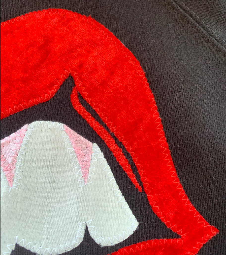 (323) 2nd - Size M - Bite Back Sweatshirt - Classic Red Velvet