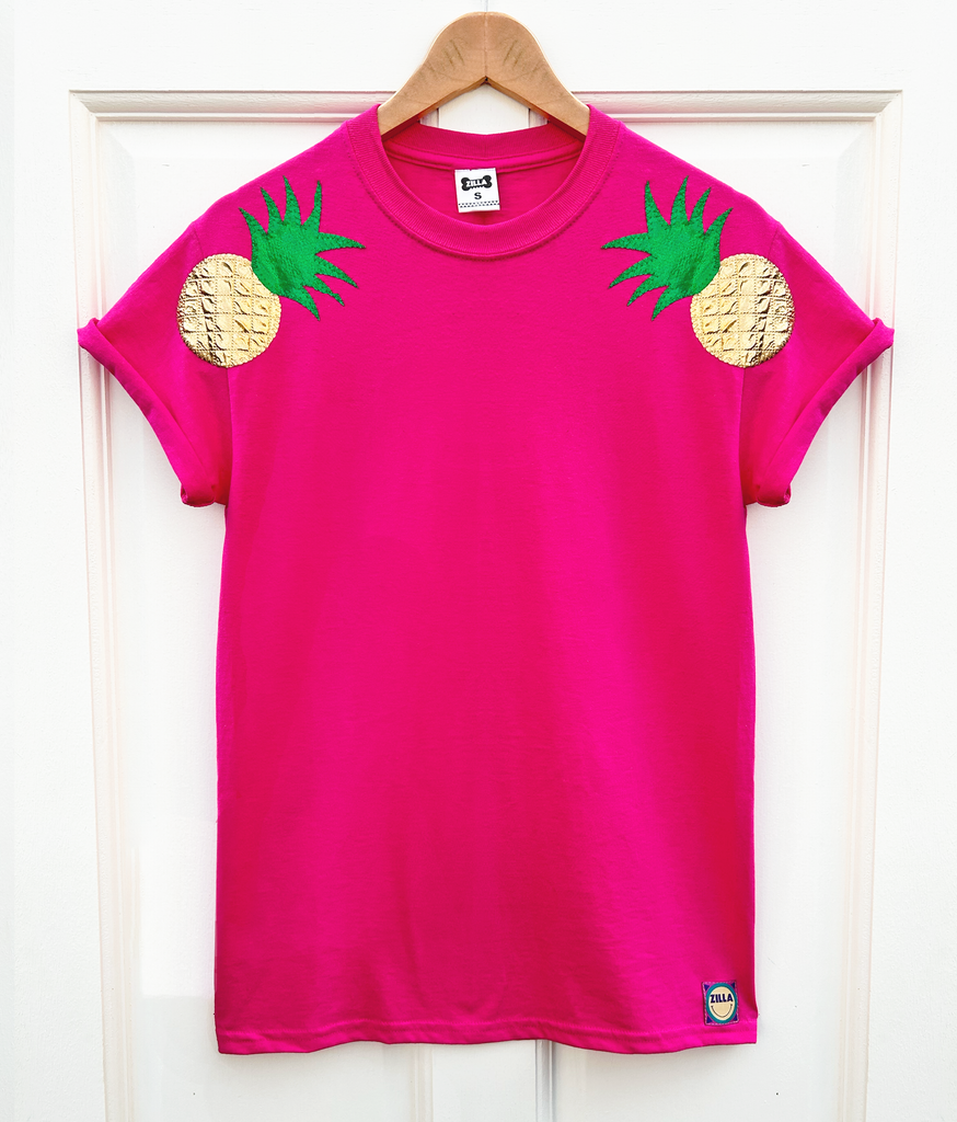 Totally Tropical Unisex Tee - Pink