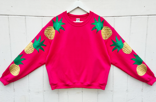 Boxy Oversized Tropicana - Pink