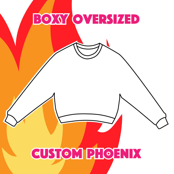 Custom Phoenix - Boxy Oversized Sweatshirt