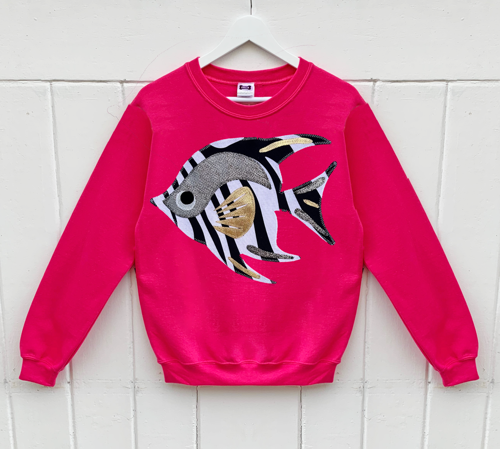 'Angel Delight' Sweat - Pink and Mono