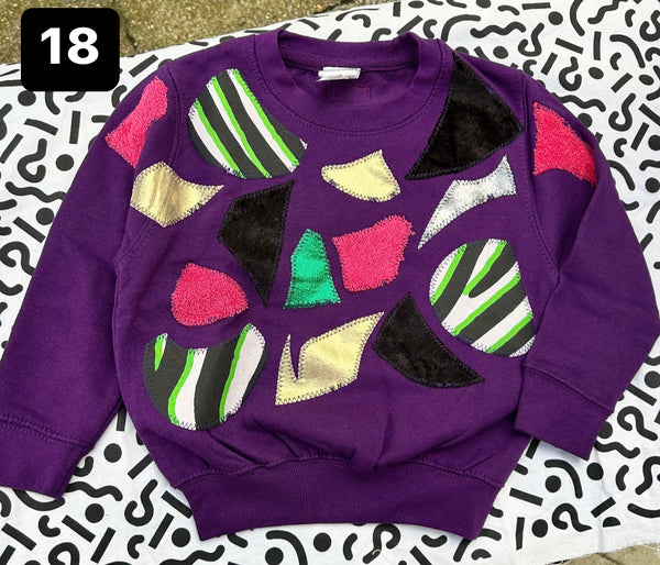 Kids Scrap Happy Sweatshirts - One offs - various sizes