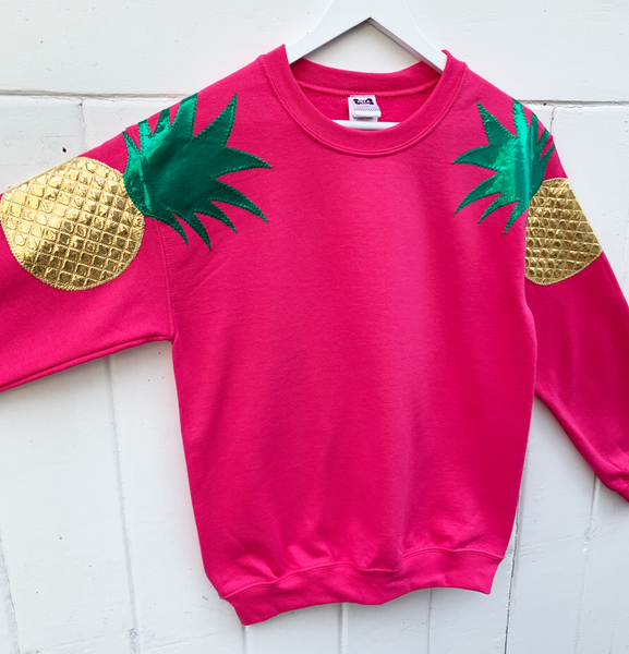 Totally Tropical Sweatshirt - Hot Pink