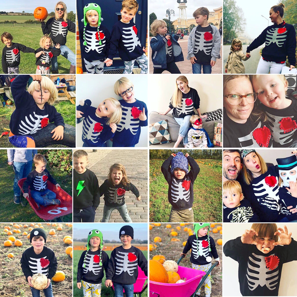 KIDS Dem Bones *Reflective* Sweatshirts
