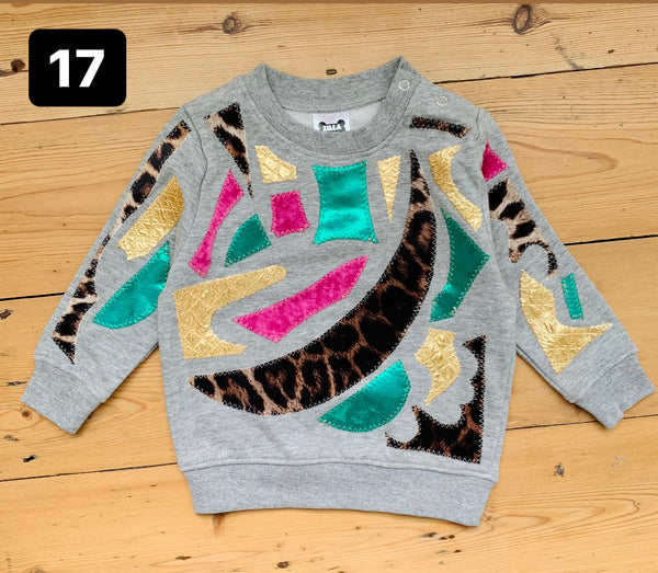 Kids Scrap Happy Sweatshirts - One offs - various sizes