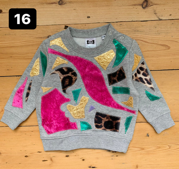 Kids Scrap Happy Sweatshirts - One offs - various sizes
