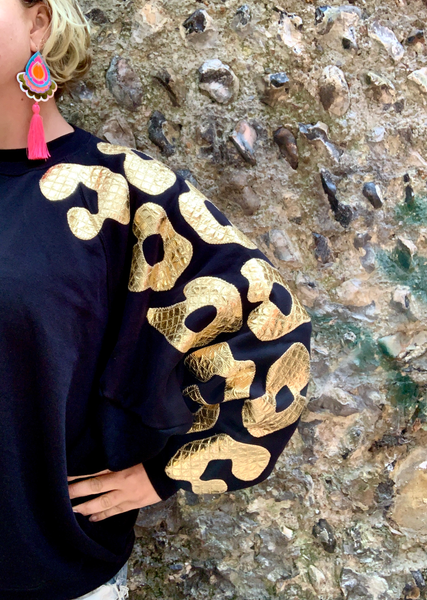 Batwing Bonnie - Black and Gold - just 5XL left