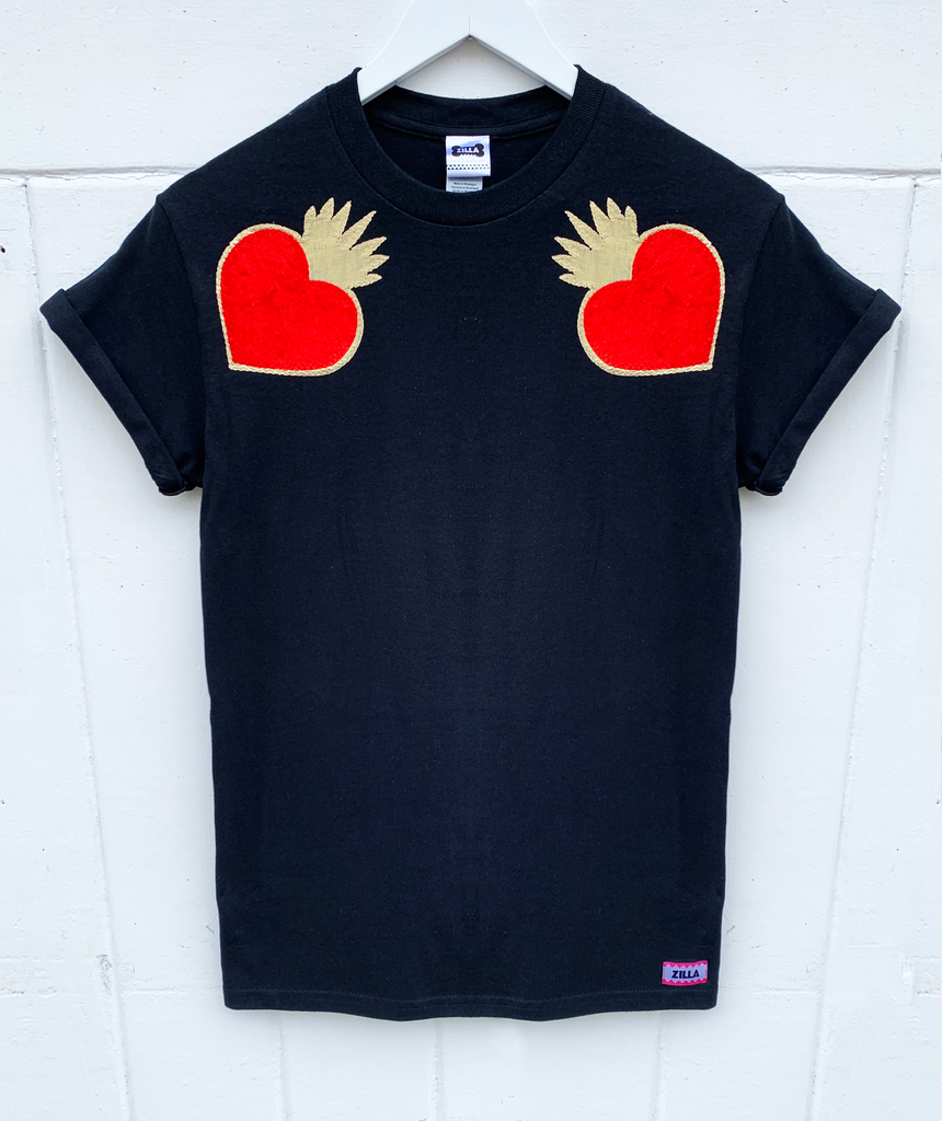 Queenie Tee - Unisex Fit in Black