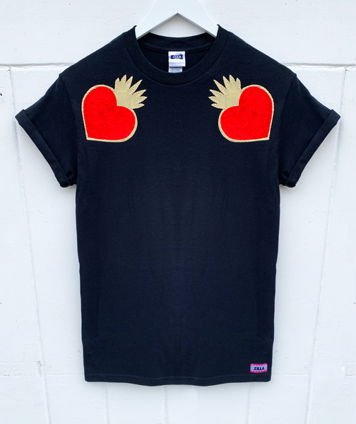 Queenie Tee - Unisex Fit in Black